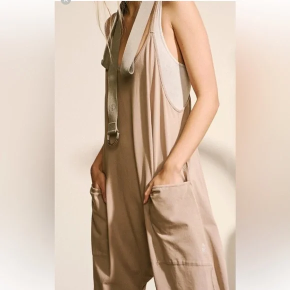 FREE PEOPLE ONESIE HOT SHOT in Mocha Latte NWOT sz XS, S, M - Picture 4 of 7